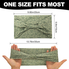 Cobahom 6-pack wide headbands are lightweight and sweat-absorbent for daily wear.