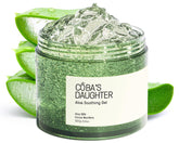 COBA'S DAUGHTER coconut aloe gel bottle, cooling and soothing for sun-exposed skin.