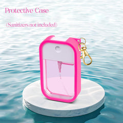 COCGVEL 360-degree rotating keychain keeps sanitizer at hand.