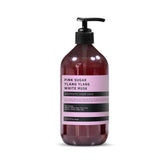 COCO by Stone Pink Sugar bottle on sink for luxury hand cleansing