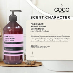 COCO by Stone white musk foam close-up with lasting aroma