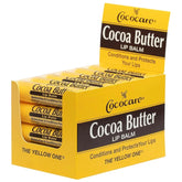 COCOCARE Cocoa Butter Lip Balm in the little yellow stick hydrates lips on the go.