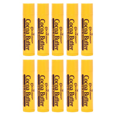 COCOCARE Cocoa Butter Lip Balm yellow stick for daily lip hydration.