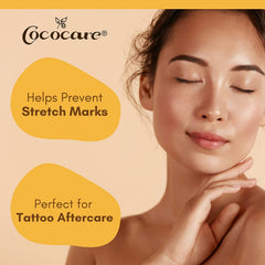COCOCARE Cocoa Butter Stick on rough elbows demonstrates lasting hydration