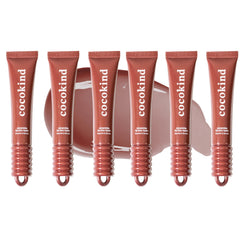 Cocokind ceramide lip blur balm jar for glossy, hydrated lips.