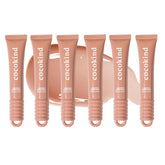 Cocokind Ceramide Lip Blur Balm in soft brown provides hydrated lips with a glossy finish.