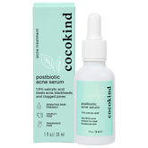 Cocokind Postbiotic Acne Serum bottle with a clean, hydrating skincare vibe.