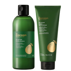 CocoonOriginal Pomelo Shampoo bottle emphasizes vegan, sulfate-free cleansing.