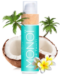 COCOSOLIS MONOI tanning bed lotion bottle ready for indoor tanning and hydration