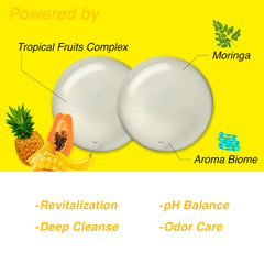Code Bro Beach Ballz packaging close-up highlighting tropical fruit complex.
