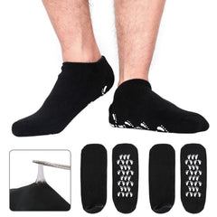 Codream large moisturizing gel socks in black, for hydrating dry feet at home.