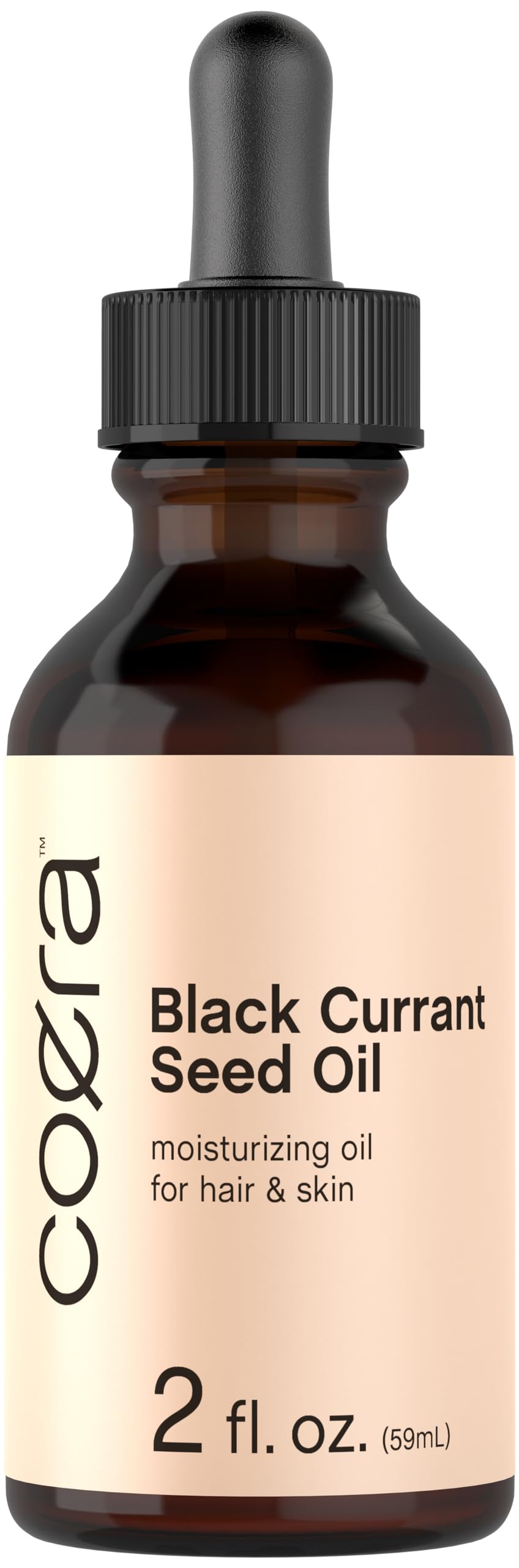 Coera Black Currant Seed Oil bottle ready for daily hair and skin hydration.