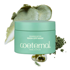 Coeternal Seaweed Detox packaging showcases premium skincare branding