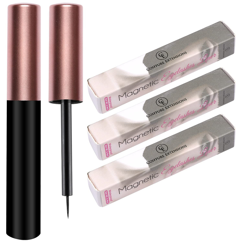 Coiffure Extensions CE magnetic eyeliner three-pack for quick, secure lash attachment.