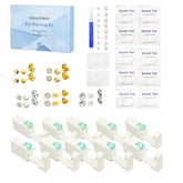 COLAYERIST 39 PCS Ear Piercing Kit packaging shows complete at-home piercing setup for safe use.