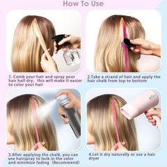 COLAYERIST Wet-hair-application demonstrates easy color on damp strands