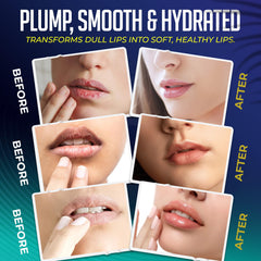 Collagen lip mask packaging close-up shows premium, clean beauty ingredients.