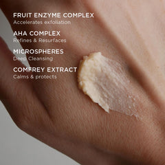 COLLEEN ROTHSCHILD Dual Enzyme Polish fruit enzyme detail highlighting active ingredients.