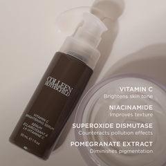 COLLEEN ROTHSCHILD serum glow on cheek after use for radiant skin