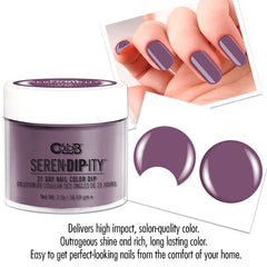 Color Club dip powder collection image emphasizes nude serendipity shade