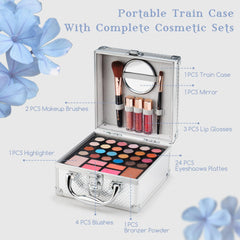 Color Nymph 24-color eyeshadow palette offers versatile shades for daily looks.