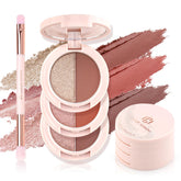 Color Nymph 6-Colors Eyeshadow Palette, versatile shades for everyday looks.