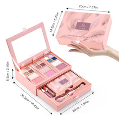 Color Nymph compact with detachable travel tray keeps makeup organized while traveling