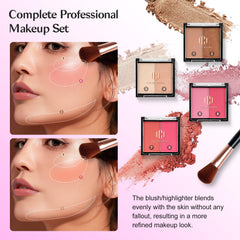 Color Nymph four-color lip oil set, adds shine and moisture for lips