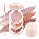 Color Nymph palette open view shows six versatile shades for day-to-night looks.