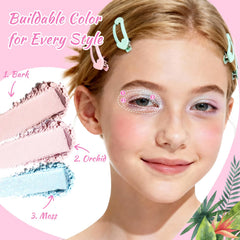 Color Nymph palette includes two blush/bronzer shades to add natural warmth to cheeks.
