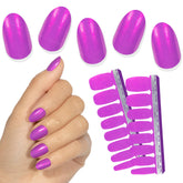 Color Street Mermaid Magic neon finish nails highlight bold color