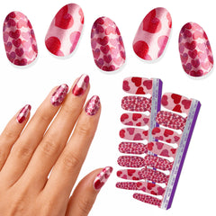Color Street Thief of Hearts rose gold base nails for at-home salon shine.