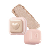 COLORGRAM Milk Bling Heartlighter 01 Peach Heart glow for a fresh daily radiance.