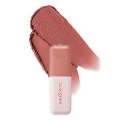 COLORGRAM Nude Blur Tint 03 Lovely Fig bottle for a soft velvet lip and cheek finish.