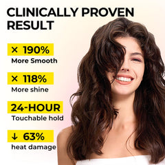 COLORLOMO lightweight, non-greasy formula for natural, breathable styling.