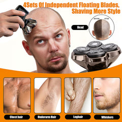 Colorski easy-install shaver heads snap on in minutes