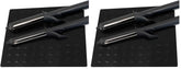 Colortrak heat-resistant styling station mat side view protects countertops from hot tools.