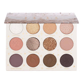 ColourPop 11:11 palette close-up reveals warm nude pigments for versatile looks.