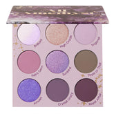 ColourPop All Amethyst palette swatches show lilac to amethyst for versatile looks