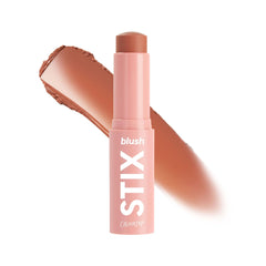 ColourPop Blush Stix swatch shows natural, buildable flush on cheeks.