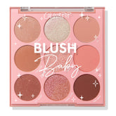 ColourPop Blush Baby palette open packaging showcases vibrant eye shades for instant looks.