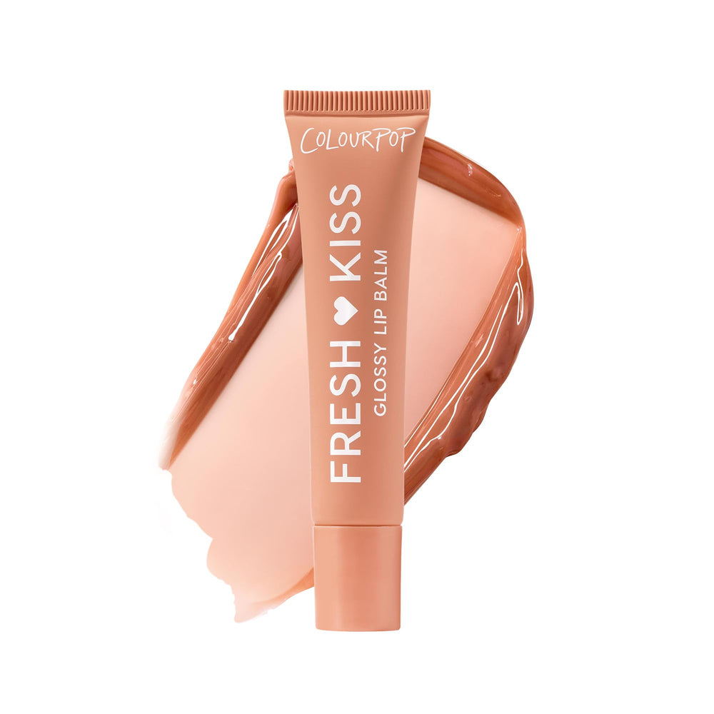 ColourPop Fresh Kiss Lip Balm Caramel Latte tube delivers creamy, hydrating gloss.