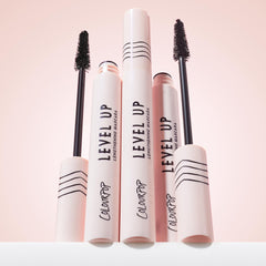 ColourPop Level Up Lengthening Mascara brush detail shows the tapered tip.