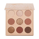 ColourPop Nude Mood palette compact, front view with warm brown tones for day-to-night looks