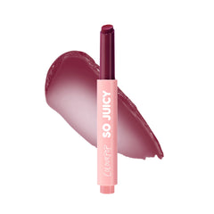 ColourPop So Juicy Plumping Lip Gloss Balm berry spritz bottle shows hydrating shine and plump look