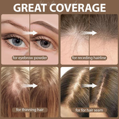 Comdian hairline powder helps fill sparse areas for fuller appearance.