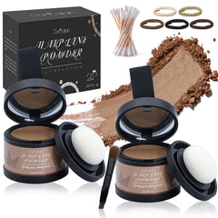 Comdian hairline powder two-pack bottles offer effortless root touch-up and color matching.
