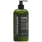 Common Ground conditioner bottle with bergamot scent for gentle scalp nourishment.