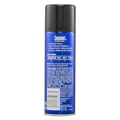 No water formula in Consort For Men Hair Spray for lightweight feel.