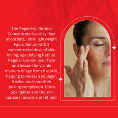 Consult Beaute Regenerol serum dropper highlights precise application for quick absorption.